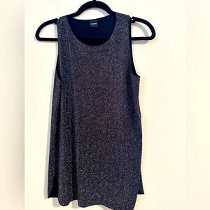 MAXMARA leisure dark navy sparkle tank